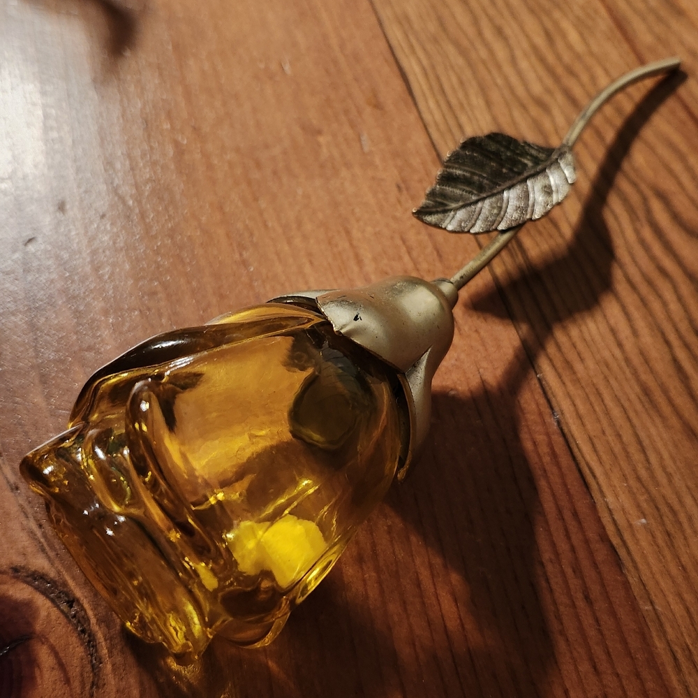 Vintage Avon "Courting Rose" Empty Perfume Decanter